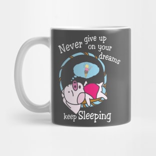 Cute Sleeping Piggy. Mug